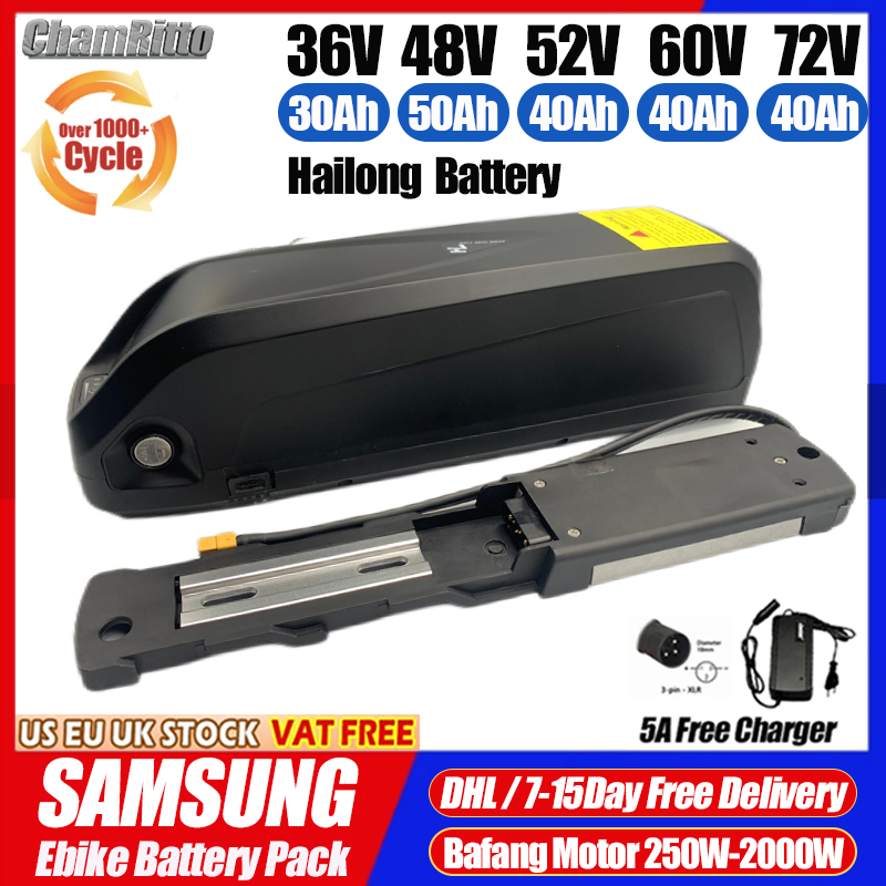 Electric Bicycle Battery 72V 30Ah - จักรยานไฟฟ้า 48V 36V 52V 30ah ebike
