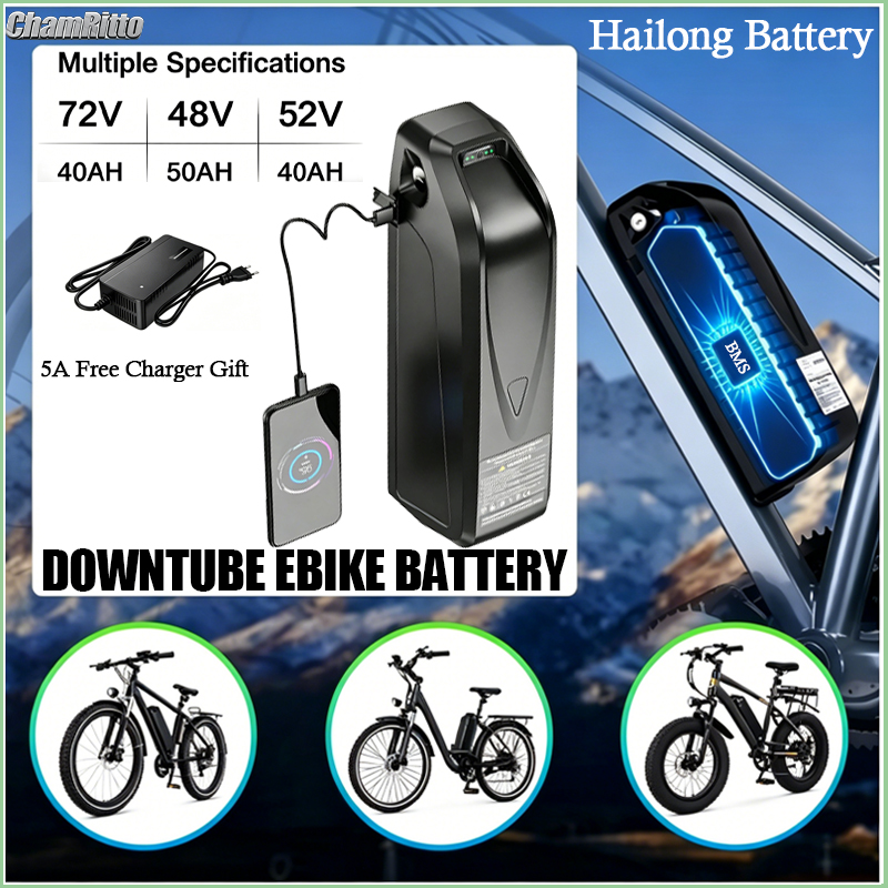 Ebike Battery 48V 20Ah Hailong - แบตเตอรี่จักรยานไฟฟ้า Hailong 48V 72V 52V 50AH