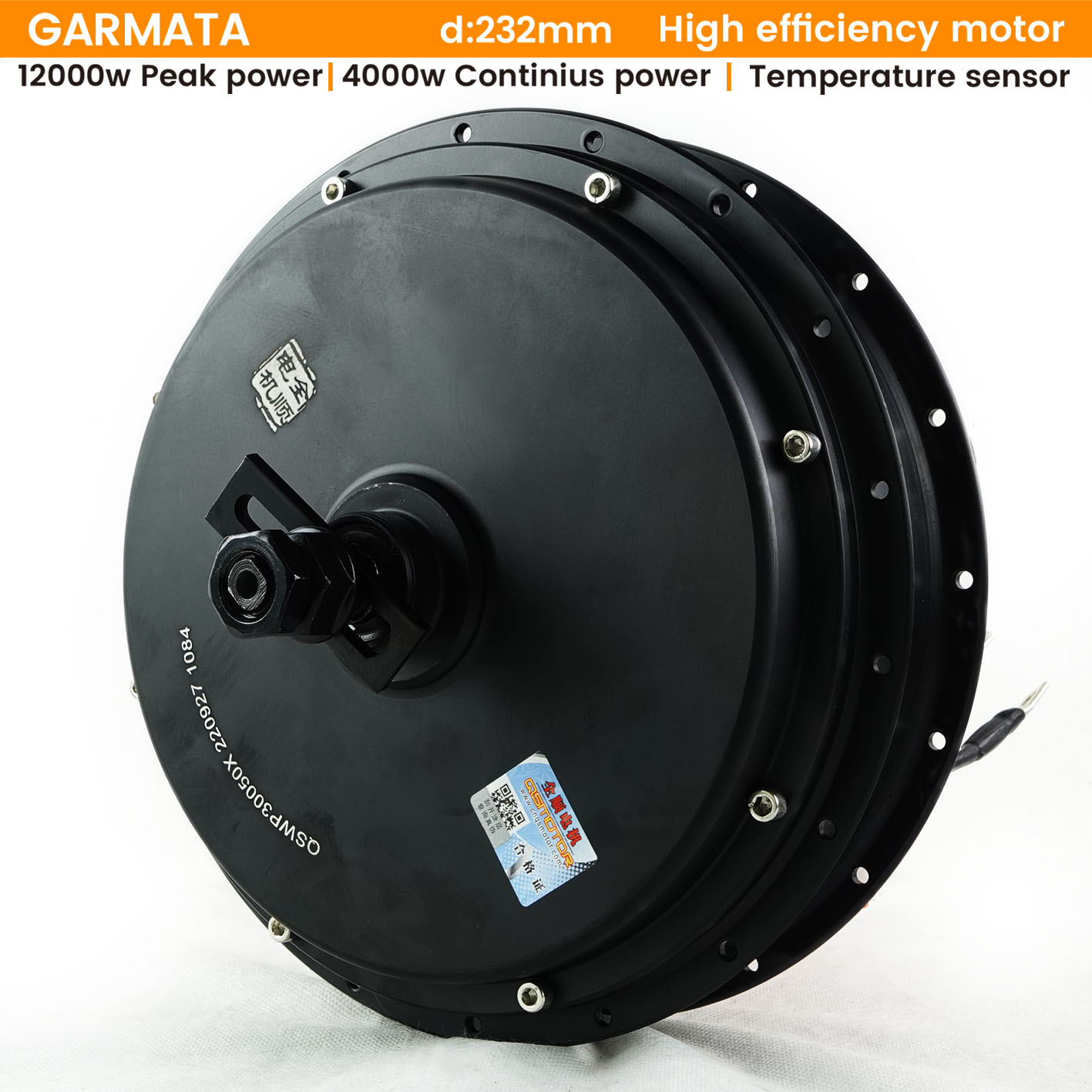 QS Brushless มอเตอร์ Ebike มอเ - 72V 5000W Hub Motor Kit บทวิจารณ์และราคา