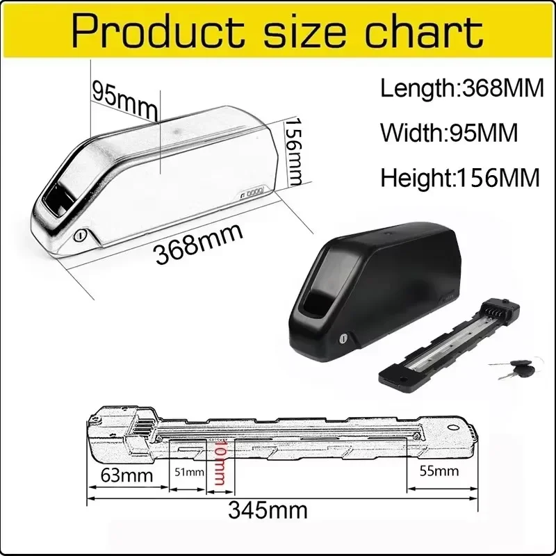 แบตเตอรี่ Cham 52v 48v 72v 50a - Ebike Battery 48V 20Ah Hailong บทวิจารณ์และราคา