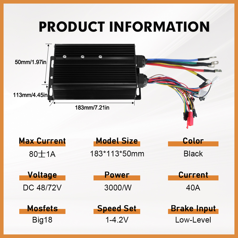 มอเตอร์สำหรับชุดอุปกรณ์จักรยาน - 72V 5000W Hub Motor Kit บทวิจารณ์และราคา